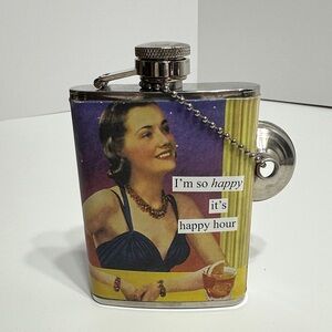 Vintage Style Happy Hour Flask